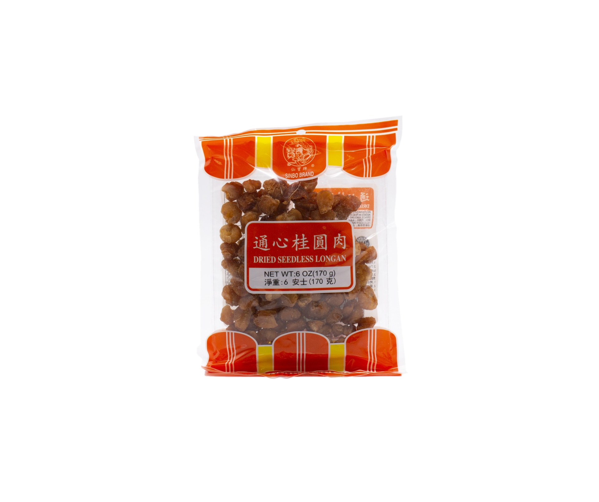 slide 1 of 1, Sinbo Dried Seedless Longan, 6 oz