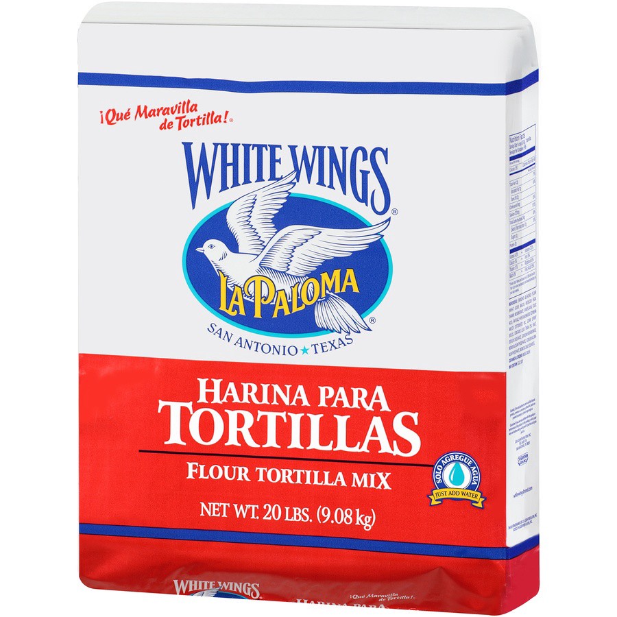 slide 3 of 3, La Paloma Flour Tortilla Mix, 20 lb