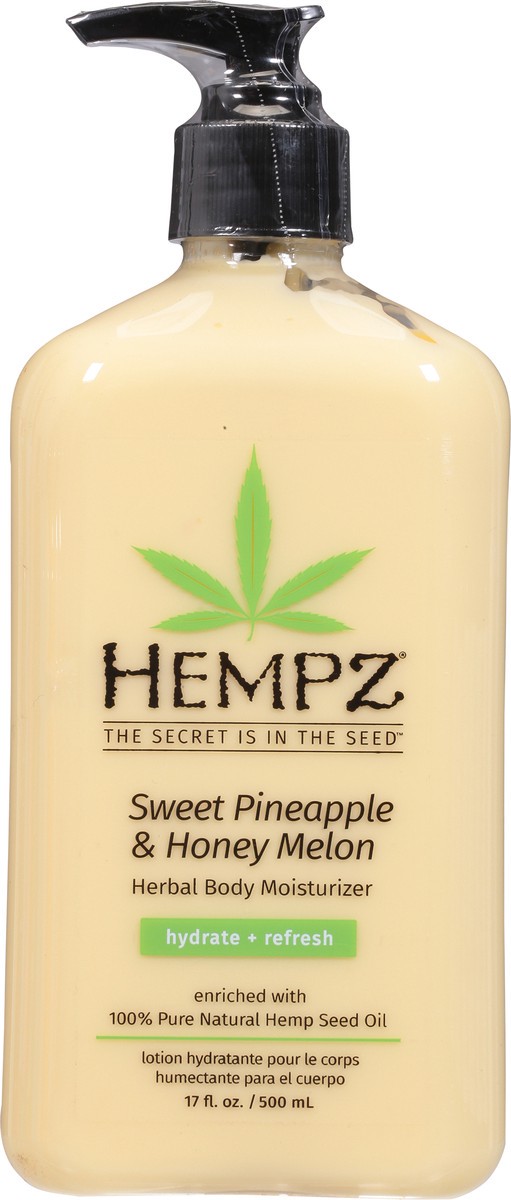 slide 5 of 9, Hempz Sweet Pineapple & Honey Melon Herbal Body Moisturizer, 17 oz