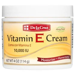 De La Cruz Vitamin E Cream 4 oz