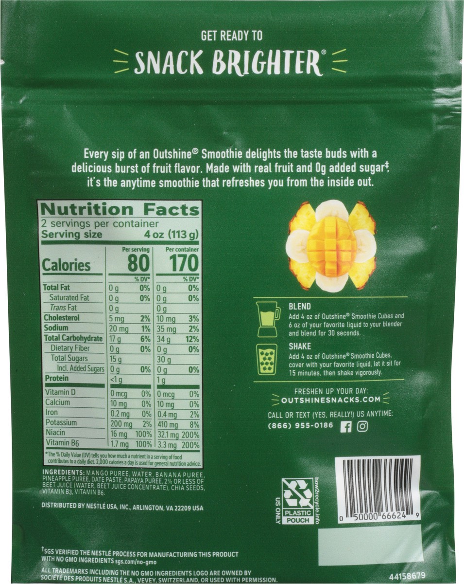 slide 9 of 13, Outshine The Go-Getter Smoothie Cubes 8 oz, 8 oz