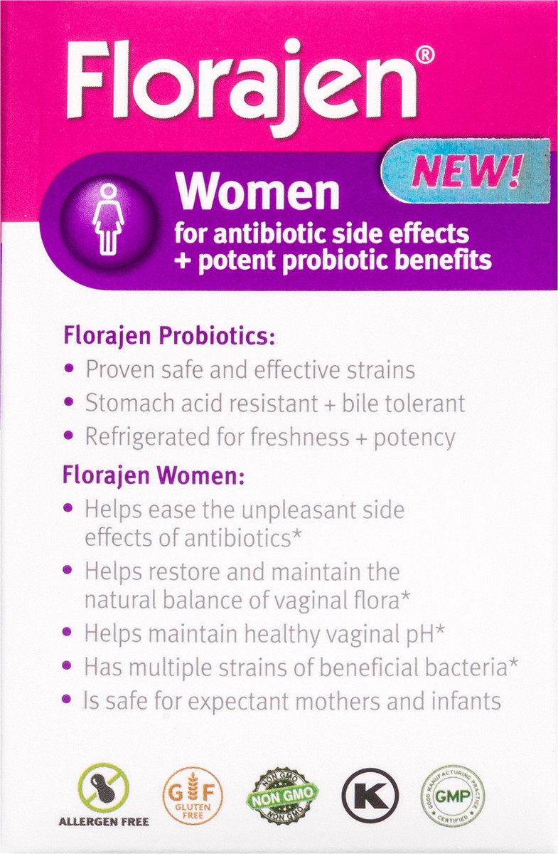 slide 3 of 10, Florajen Womens Probiotic, 30 ct