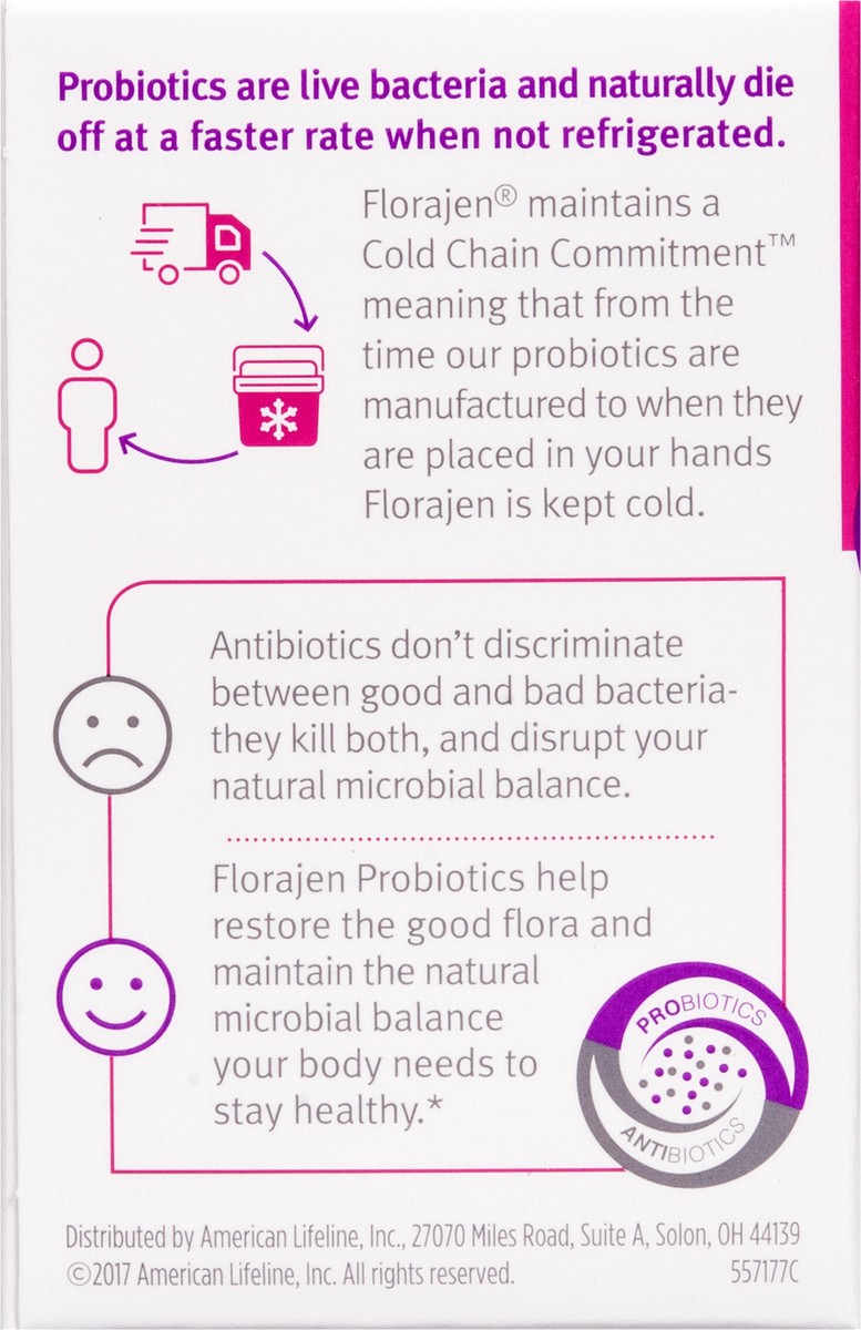 slide 6 of 10, Florajen Womens Probiotic, 30 ct