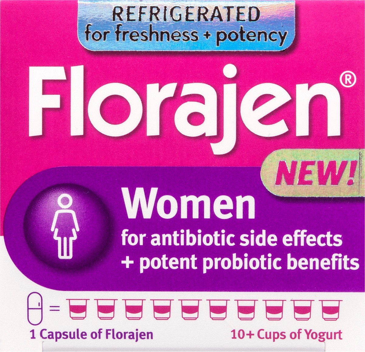 slide 7 of 10, Florajen Womens Probiotic, 30 ct