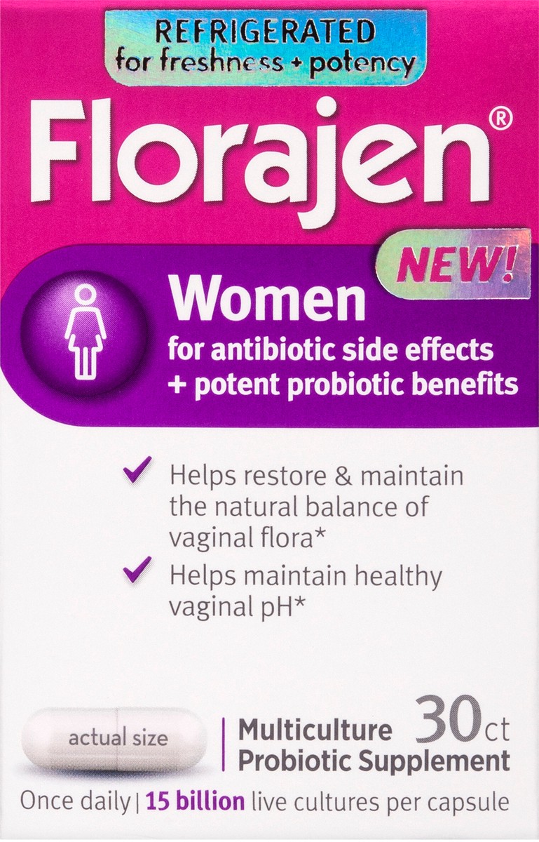 slide 5 of 10, Florajen Womens Probiotic, 30 ct