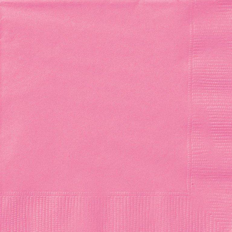 slide 1 of 1, Unique Industries Hot Pink 2-Ply Beverage Napkin, 20 ct