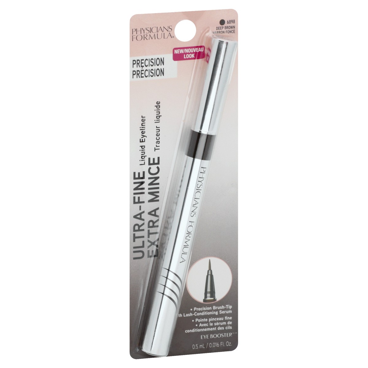 slide 9 of 9, Physicians Formula Ultra-Fine Deep Brown 6898 Liquid Eyeliner 0.5 ml, 0.50 ml