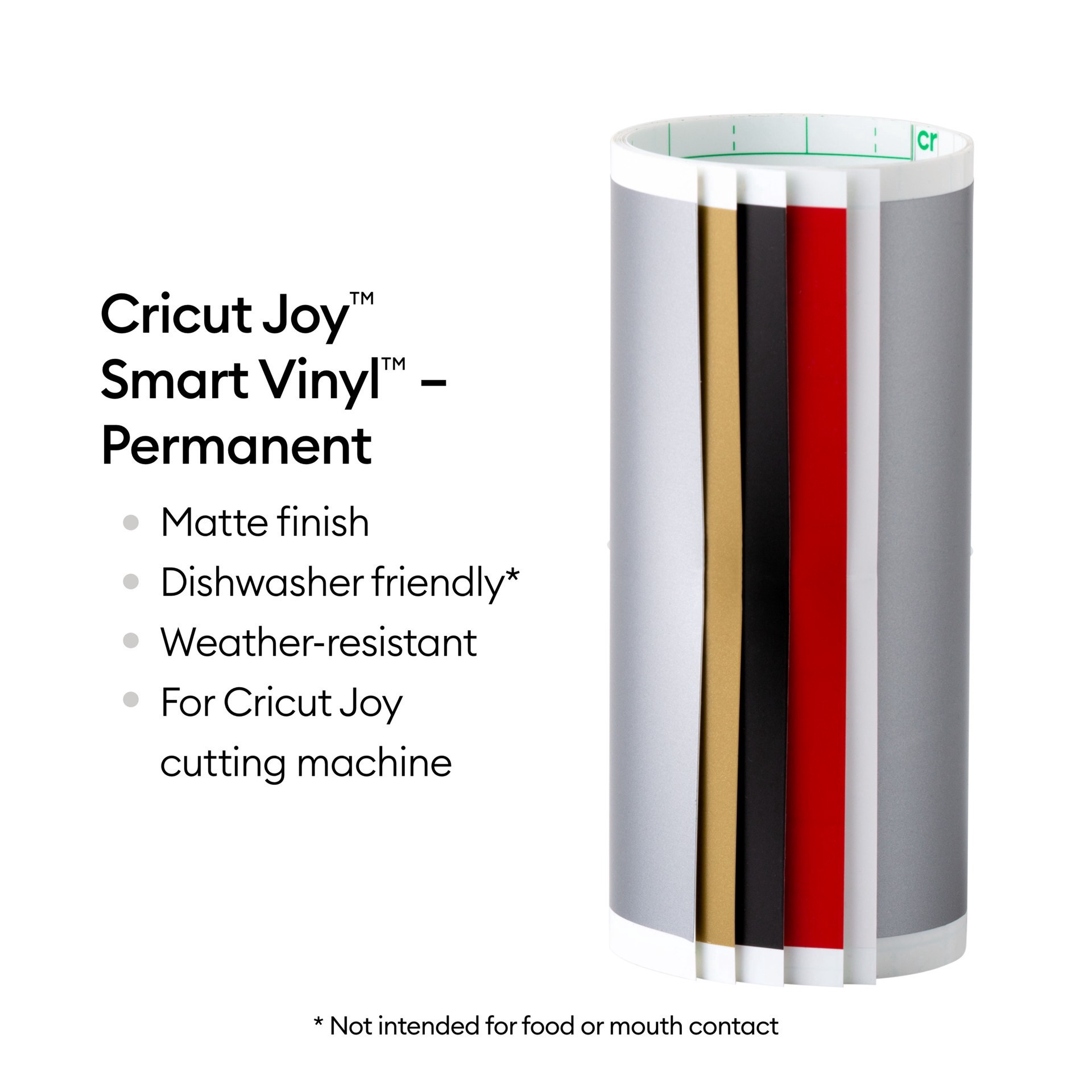 slide 5 of 5, Cricut Joy Permanent Smart Vinyl Elegance Sampler, 5.5 in x 12 in