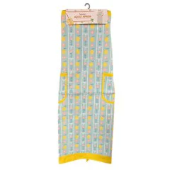 Meijer Corporate Seasonal Summer Lemon Stripes Printed Adult Apron, 26.5 in x 36 in