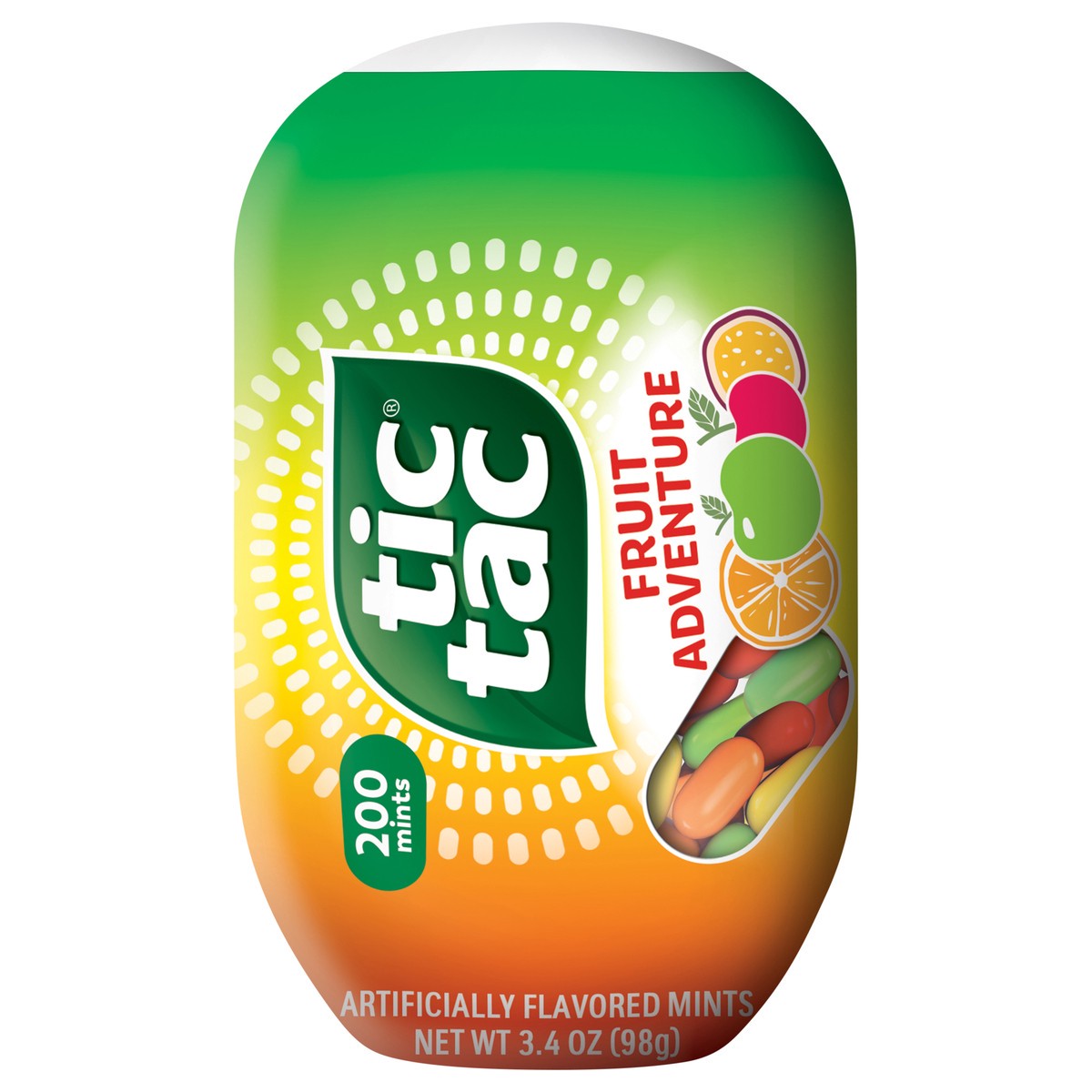 slide 1 of 10, Tic Tac Fruit Adventure Mints 200 ea, 200 ct