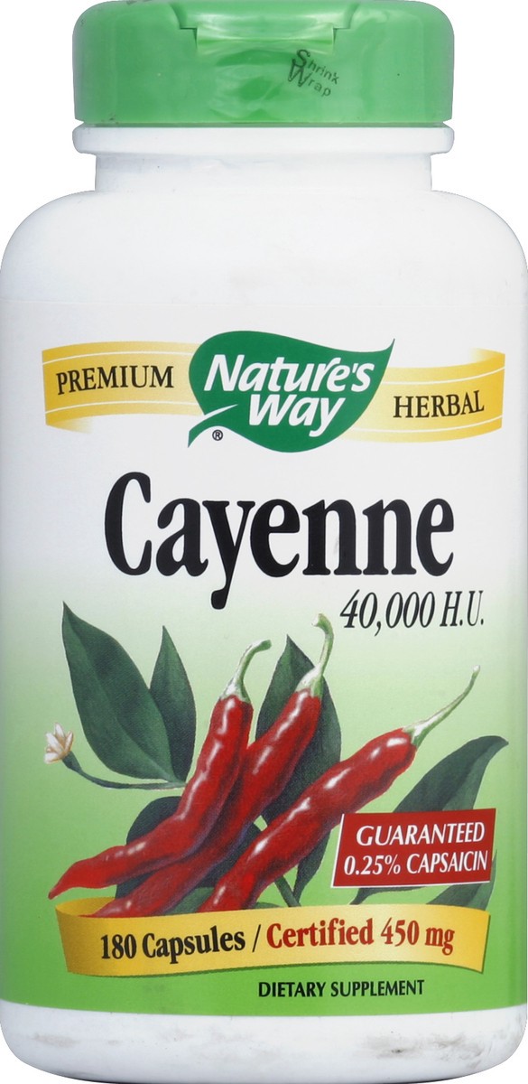 slide 2 of 2, Nature's Way Cayenne 180 ea, 180 ct