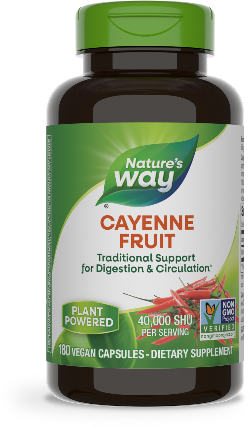 slide 1 of 2, Nature's Way Cayenne Fruit, 180 ct