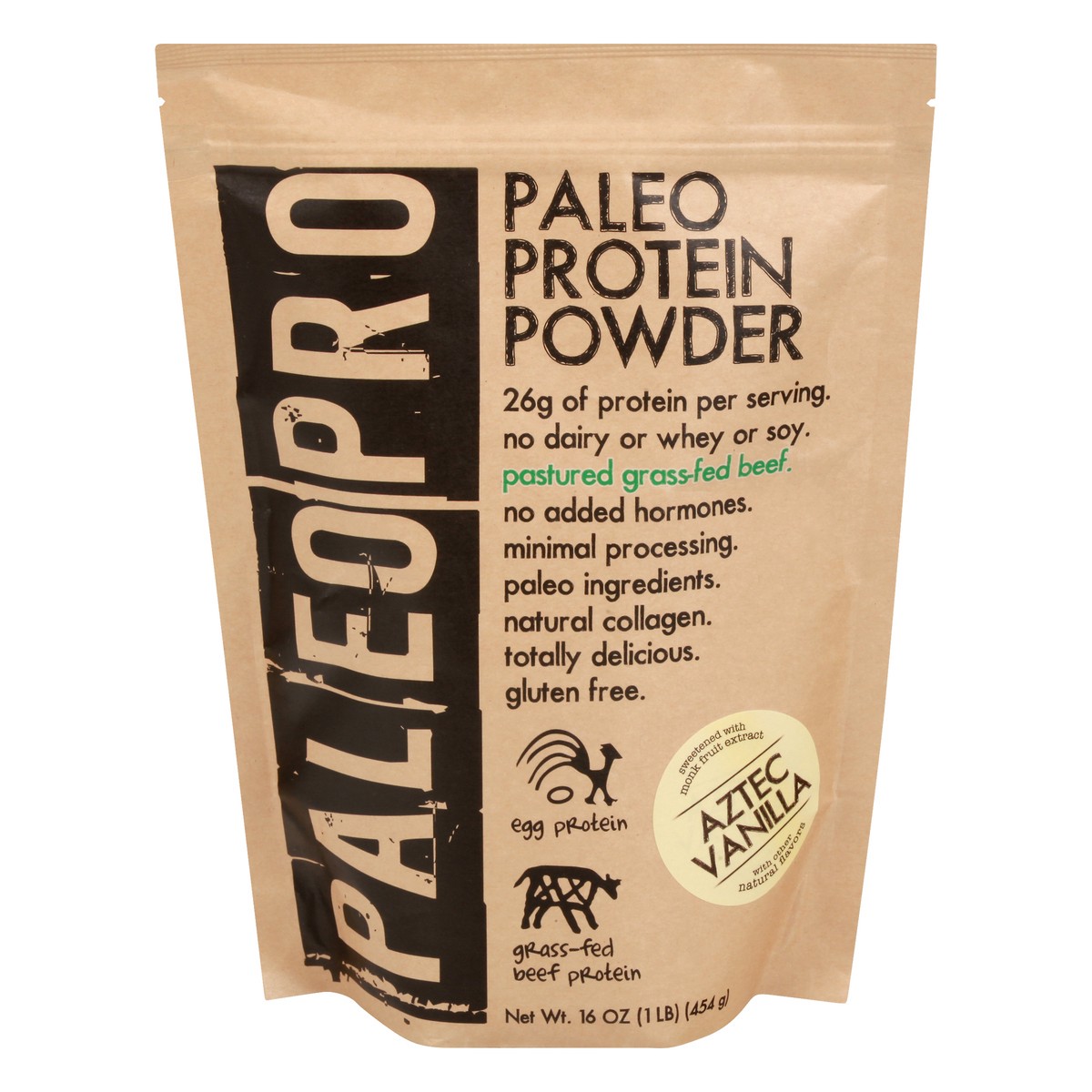 slide 1 of 13, PaleoPro Powder Aztec Vanilla, 16 oz