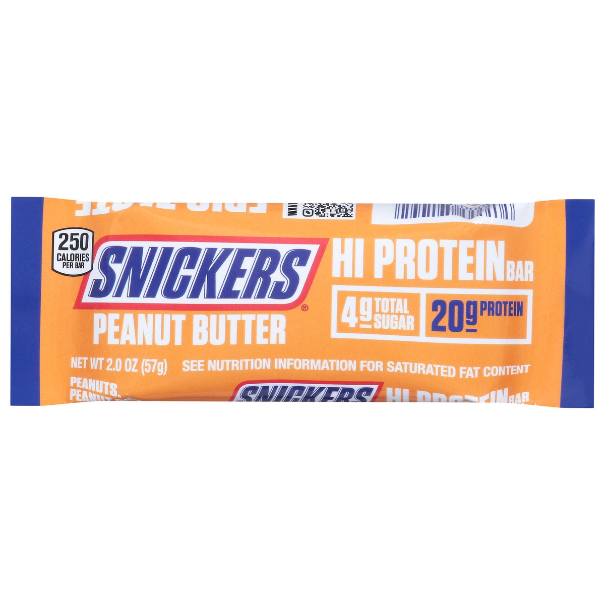 slide 6 of 14, SNICKERS Peanut Butter Hi Protein Bar, 2.0 oz, 2 oz