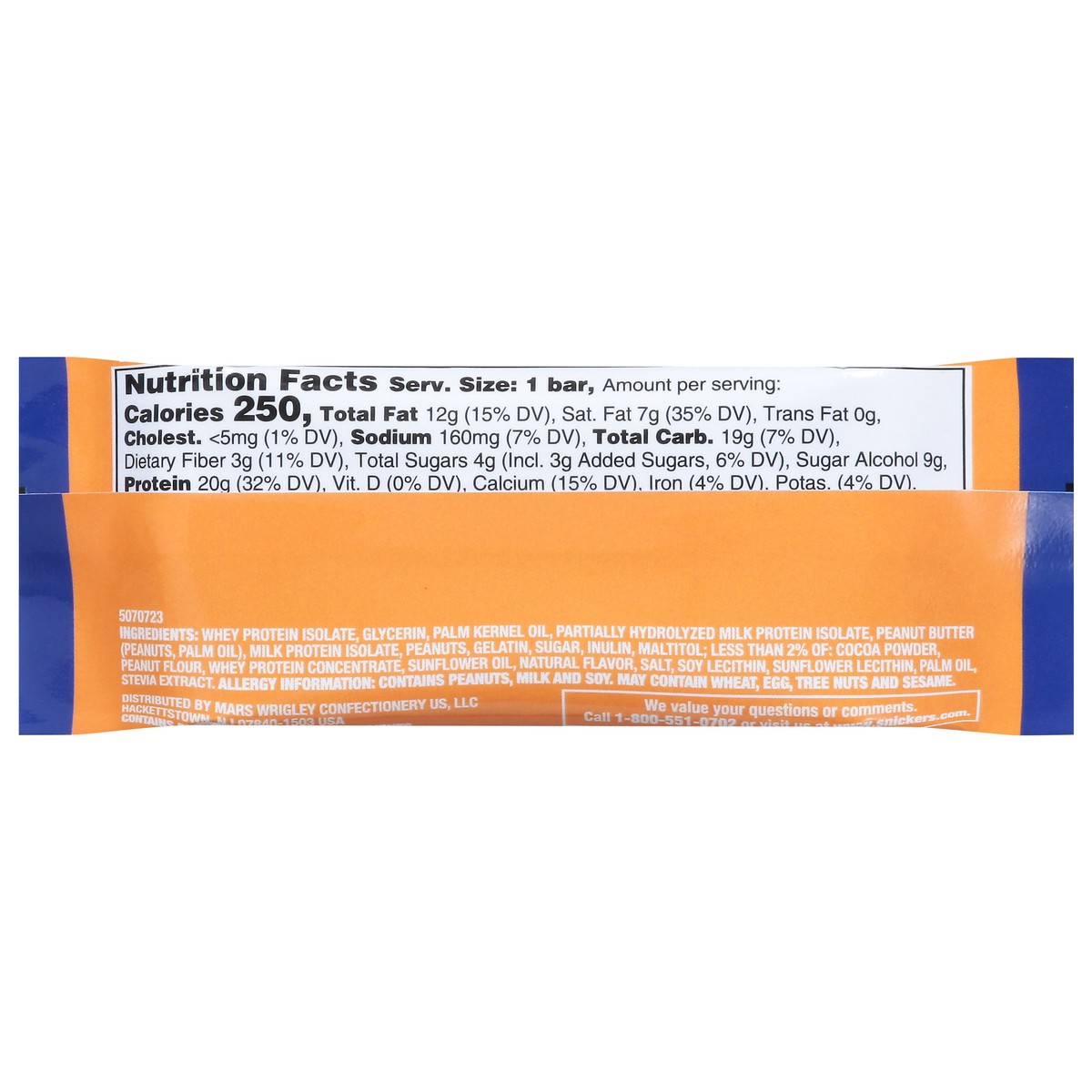 slide 11 of 14, SNICKERS Peanut Butter Hi Protein Bar, 2.0 oz, 2 oz