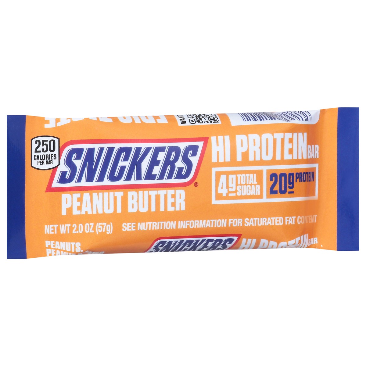 slide 3 of 14, SNICKERS Peanut Butter Hi Protein Bar, 2.0 oz, 2 oz