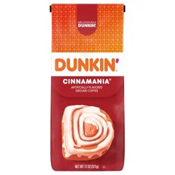Dunkin'' Dunkin’ Cinnamania Ground Coffee, 11-Ounce Bag