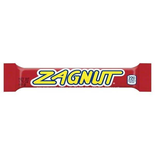 slide 1 of 1, Zagnut Crunchy Peanut Butter Toasted Coconut Bar, 1.75 oz