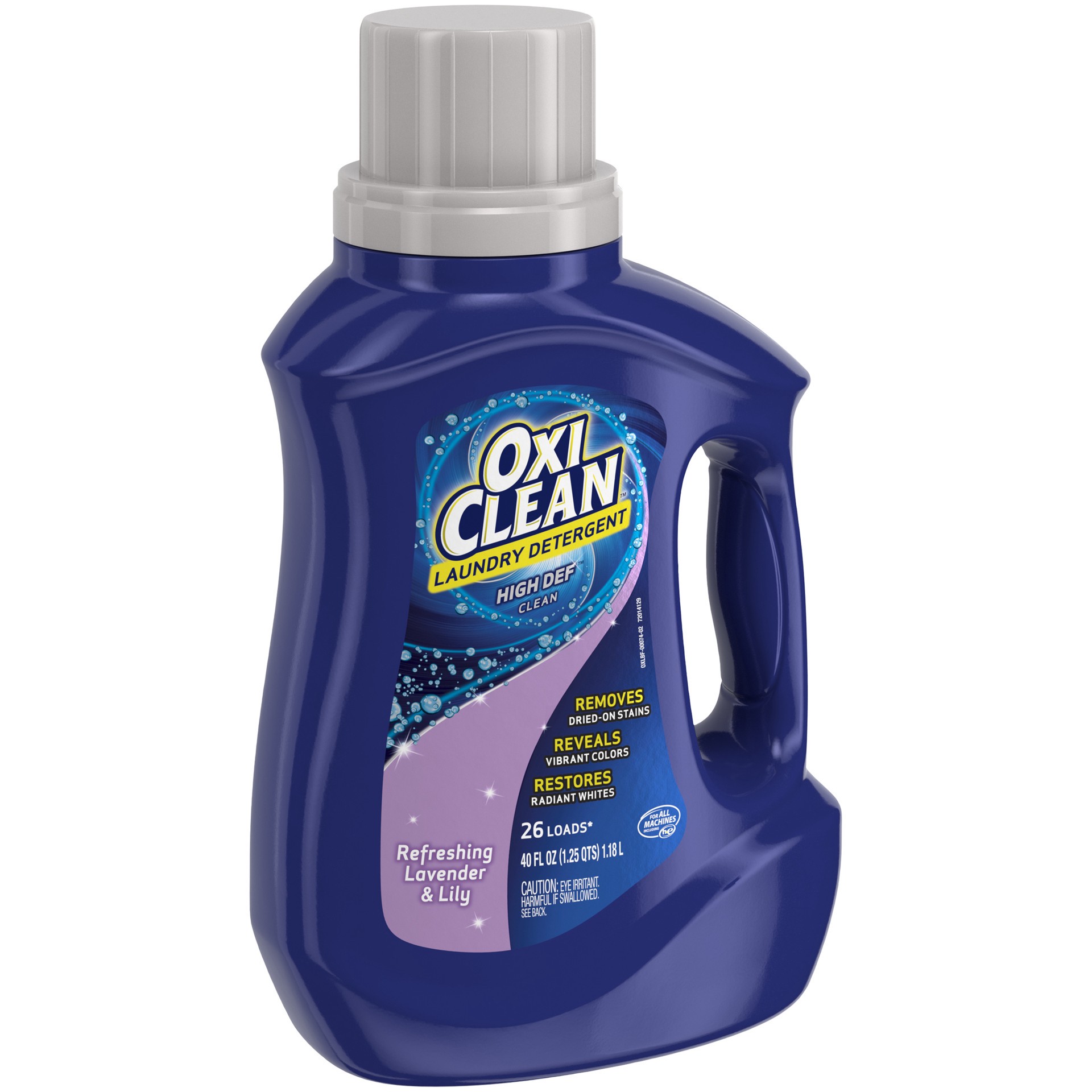 slide 2 of 5, Oxi-Clean Liquid Laundry Detergent, Refreshing Lavender & Lily Scent, 40 oz., 40 fl oz