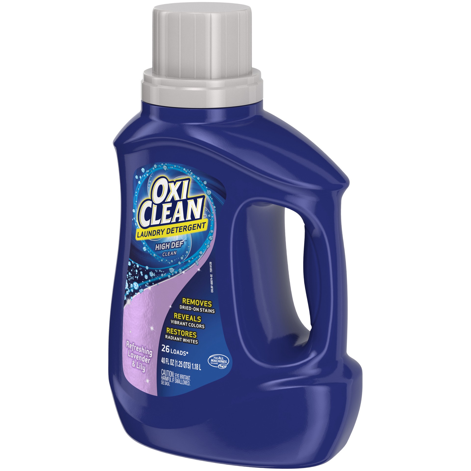 slide 3 of 5, Oxi-Clean Liquid Laundry Detergent, Refreshing Lavender & Lily Scent, 40 oz., 40 fl oz