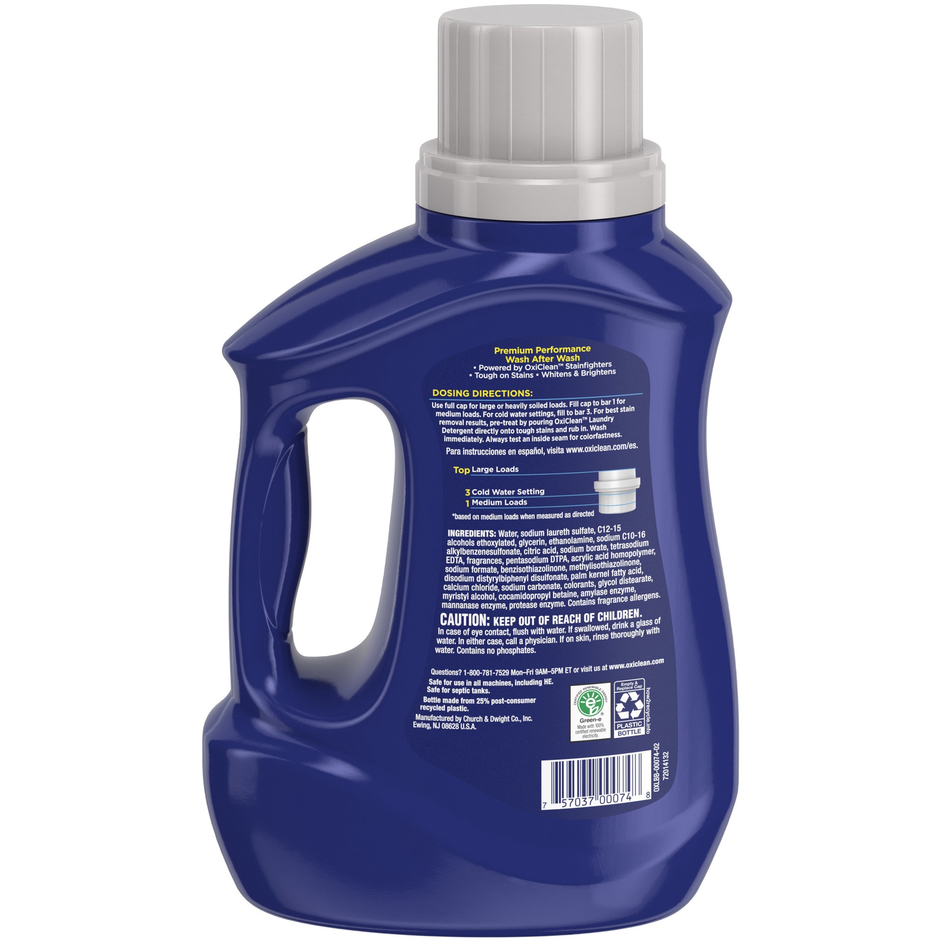 slide 4 of 5, Oxi-Clean Liquid Laundry Detergent, Refreshing Lavender & Lily Scent, 40 oz., 40 fl oz