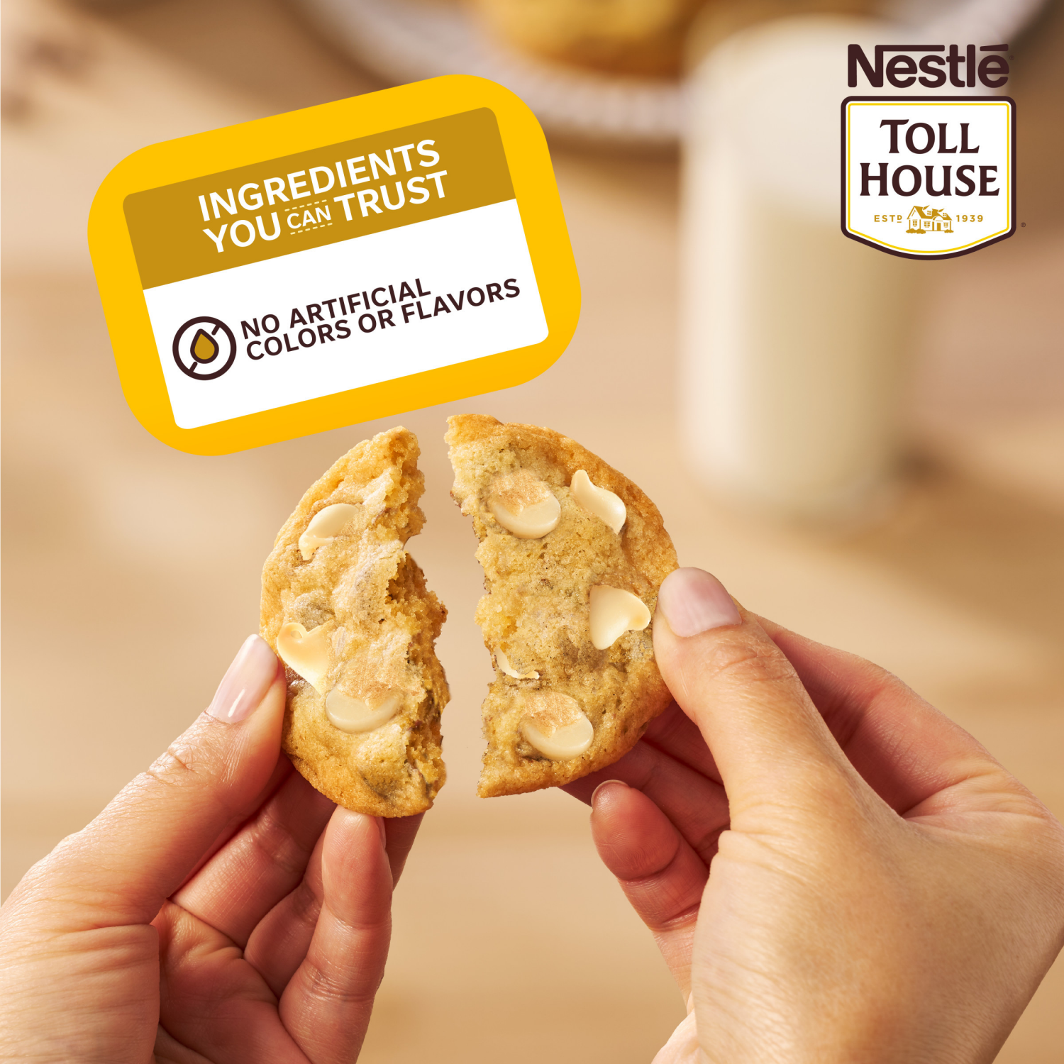 slide 4 of 8, Toll House White Chip Macadamia Nut Cookie Dough 16 oz., 16 oz