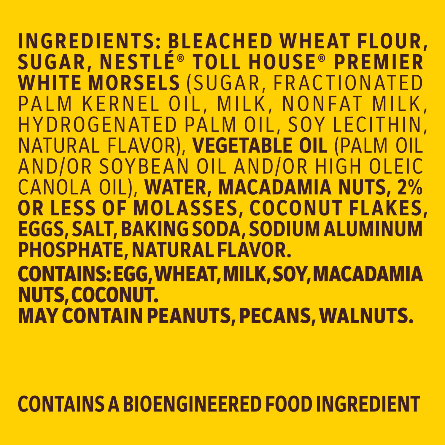 slide 5 of 8, Toll House White Chip Macadamia Nut Cookie Dough 16 oz., 16 oz