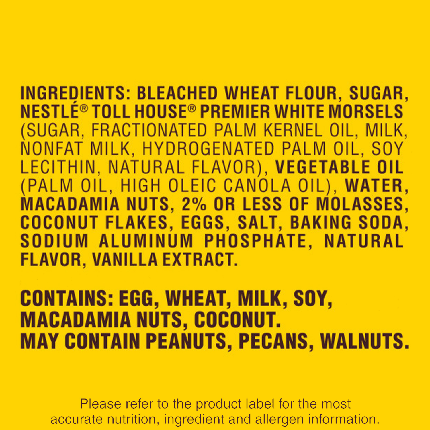 slide 5 of 8, Toll House White Chip Macadamia Nut Cookie Dough 16 oz., 16 oz