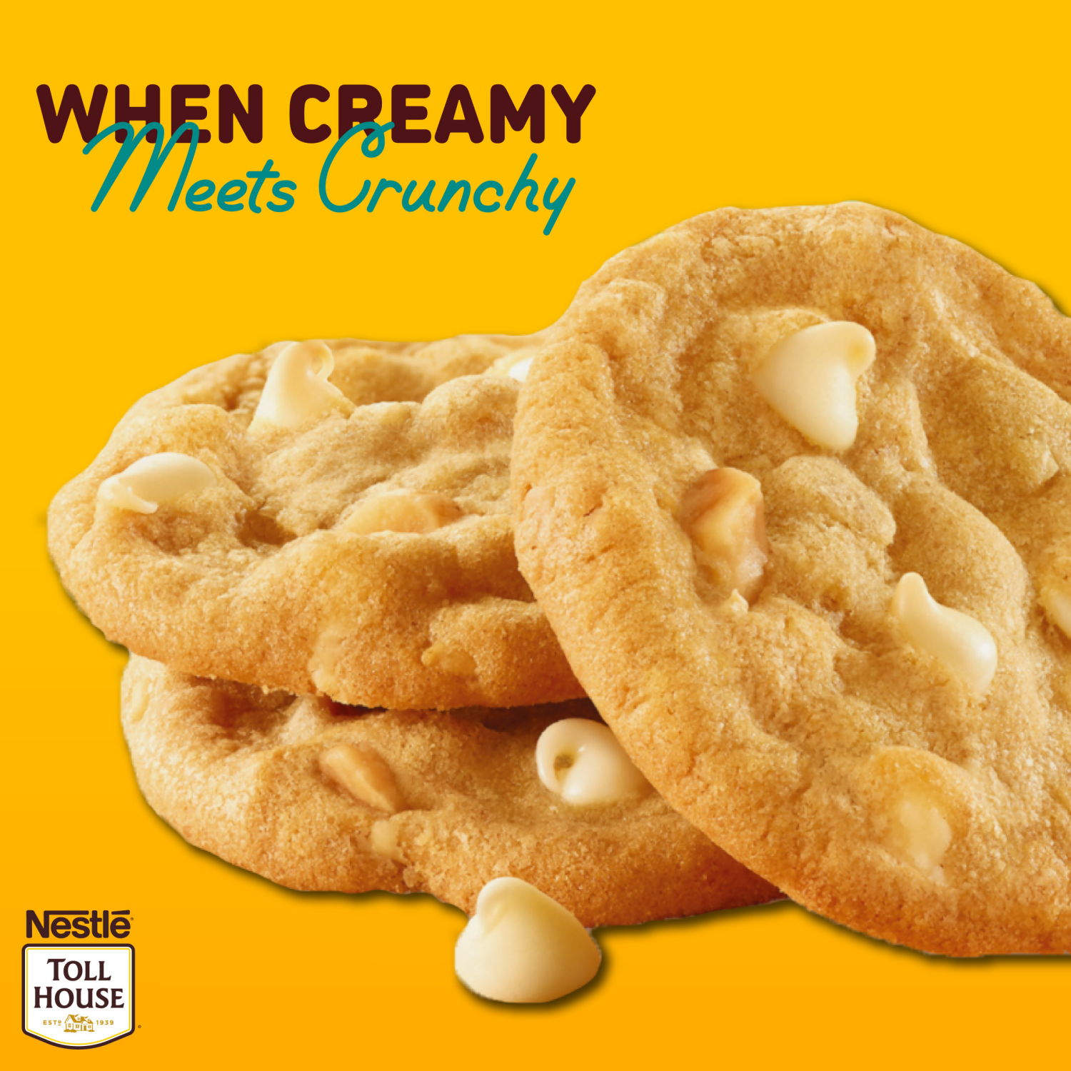 slide 7 of 8, Toll House White Chip Macadamia Nut Cookie Dough 16 oz., 16 oz