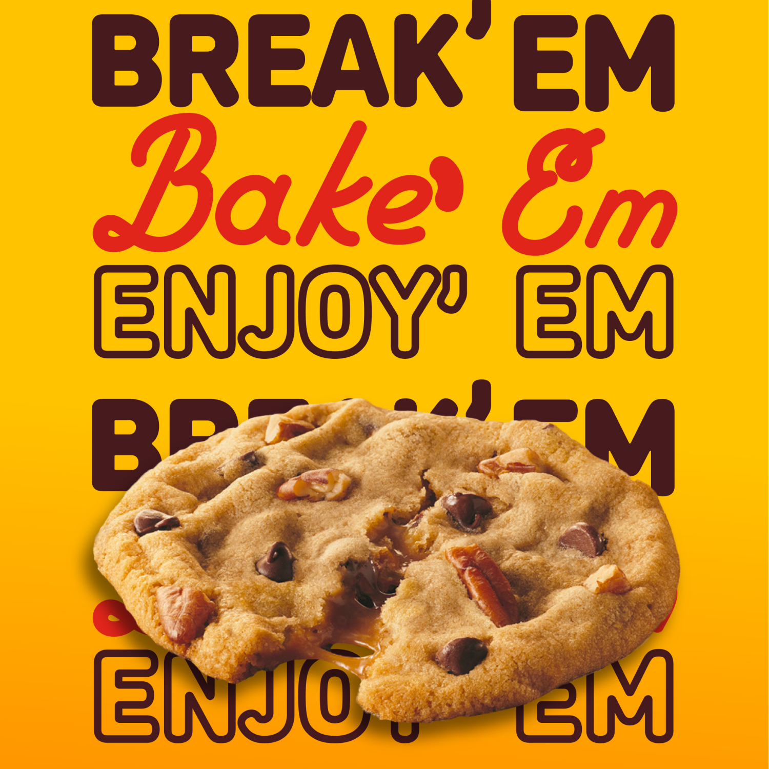 slide 6 of 7, Toll House Pecan Turtle Delight Cookie Dough 16 oz., 16 oz