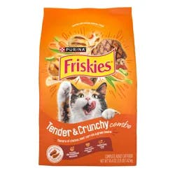 Friskies Purina Friskies Tender and Crunch'd With Flavors of Chicken, Beef, Carrots and Green Beans - 3.15 lb. Bag