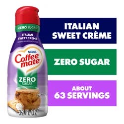 Coffee-Mate Sugar Free Italian Sweet Creme Liquid Coffee Creamer 32 fl oz.