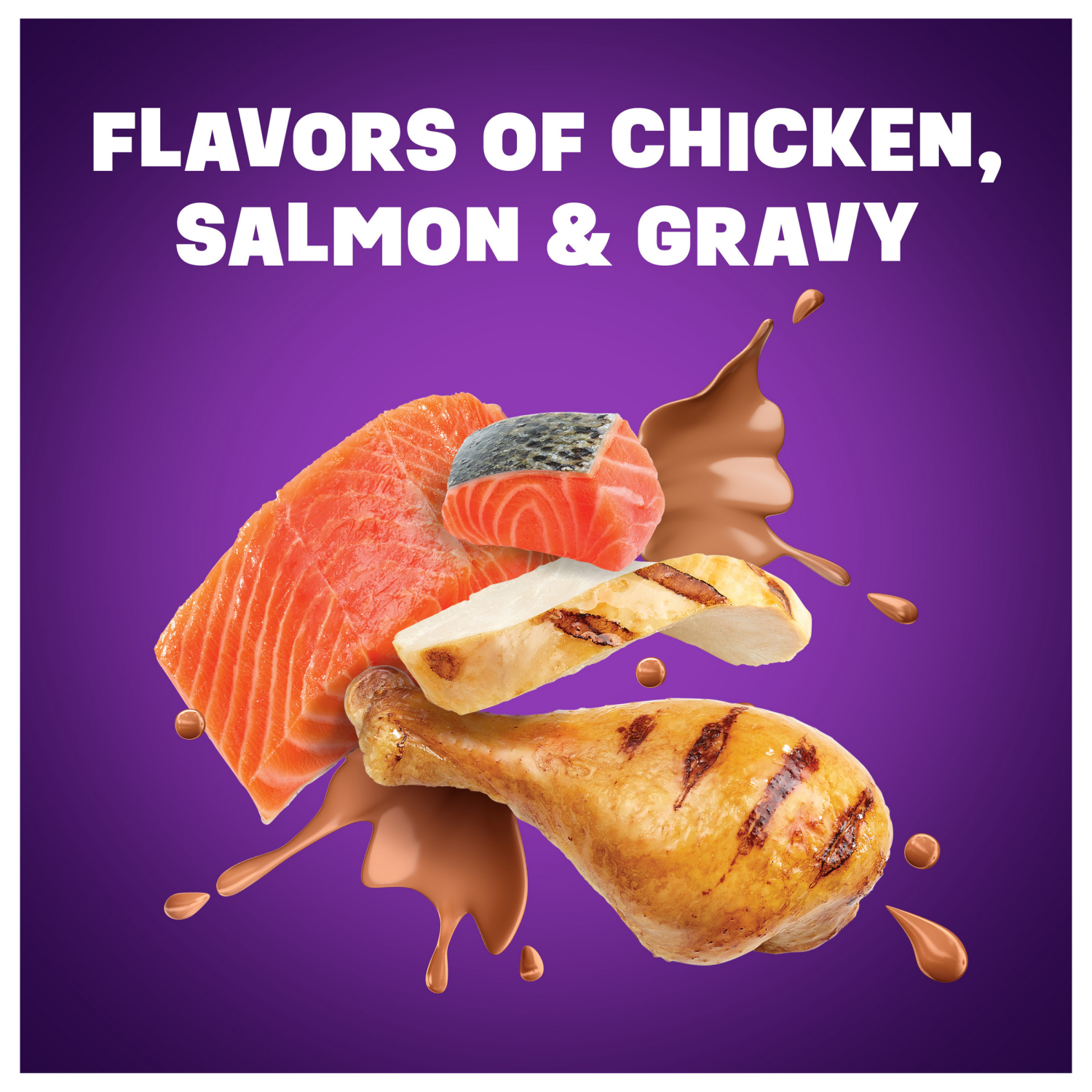 slide 2 of 5, Friskies Purina Friskies Dry Cat Food Gravy Swirl'd With Flavors of Chicken, Salmon and Gravy - 16 lb. Bag, 16 lb