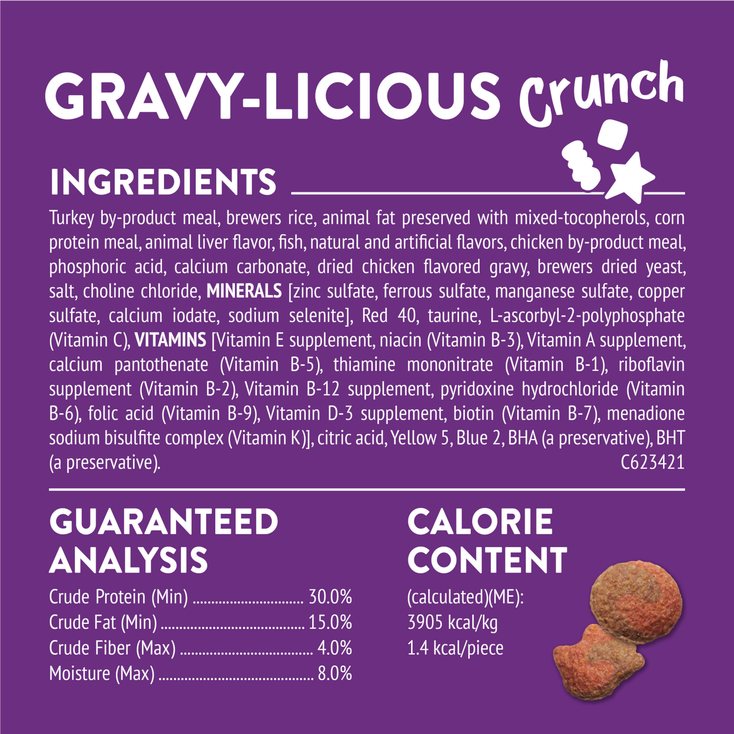 slide 3 of 5, Purina Friskies Cat Treats, Party Mix Gravy-licious Crunch Turkey and Gravy Flavors, 2.1 oz