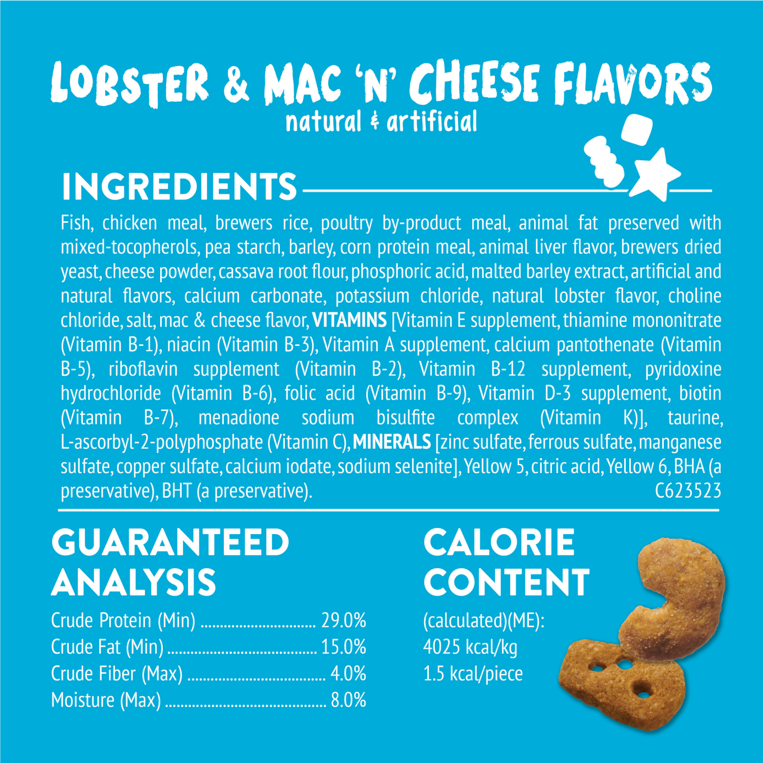 slide 5 of 5, Purina Friskies Cat Treats, Party Mix Lobster & Mac 'N' Cheese Flavors, 2.1 oz