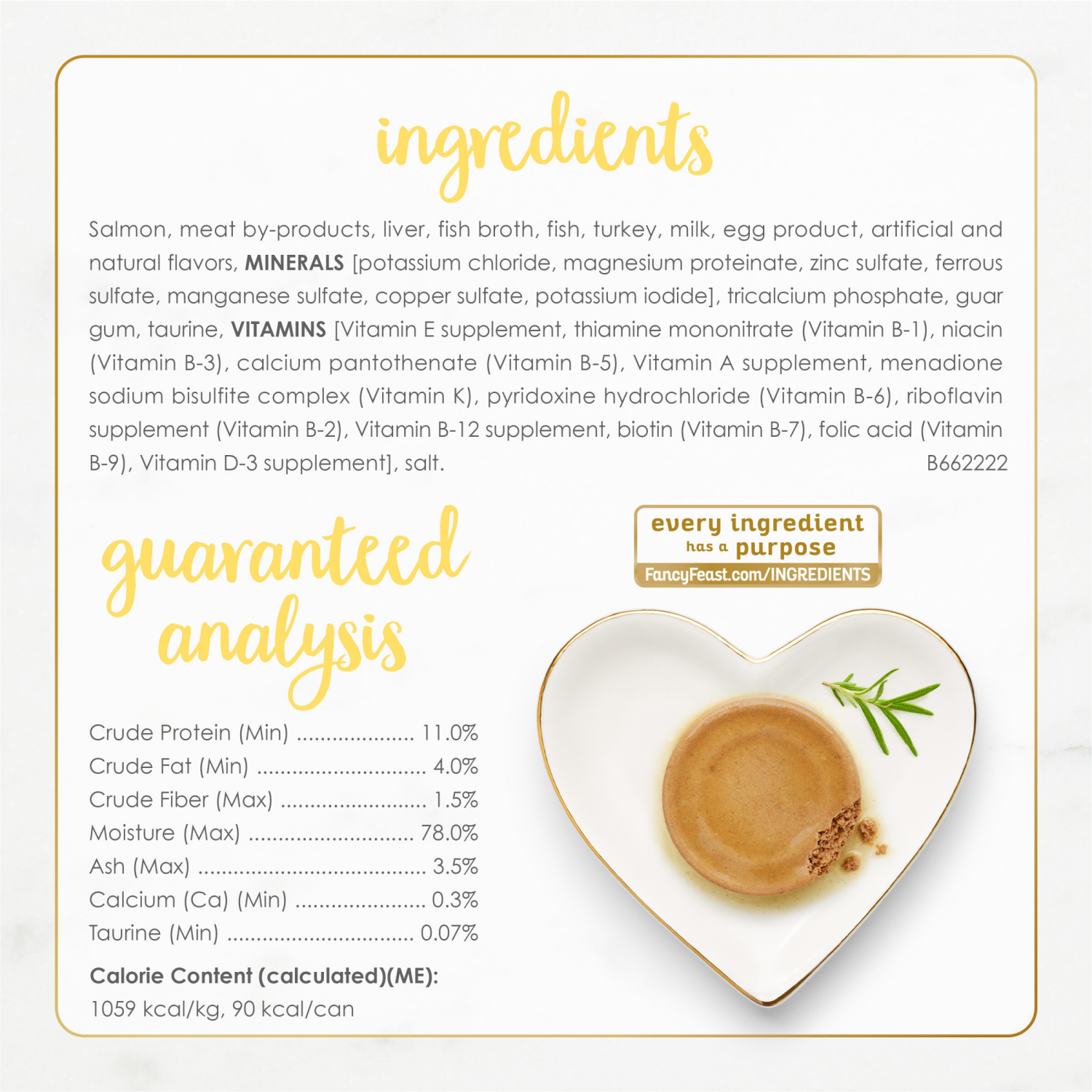 slide 8 of 8, Fancy Feast Purina Fancy Feast Kitten Tender Salmon Feast Wet Kitten Food - 3 oz. Can, 3 oz