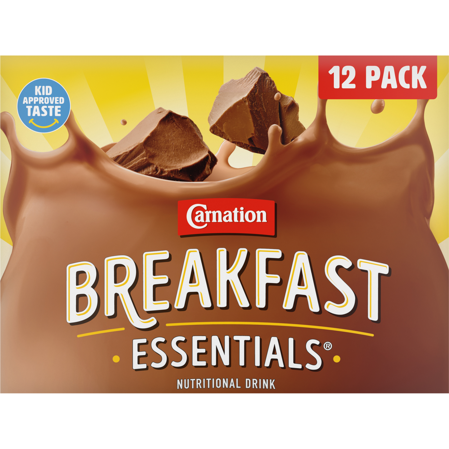 slide 6 of 6, Carnation Breakfast Essentials 12 Pack Rich Milk Chocolate Nutritional Drink 12 - 8 fl oz Cartons, 12 ct