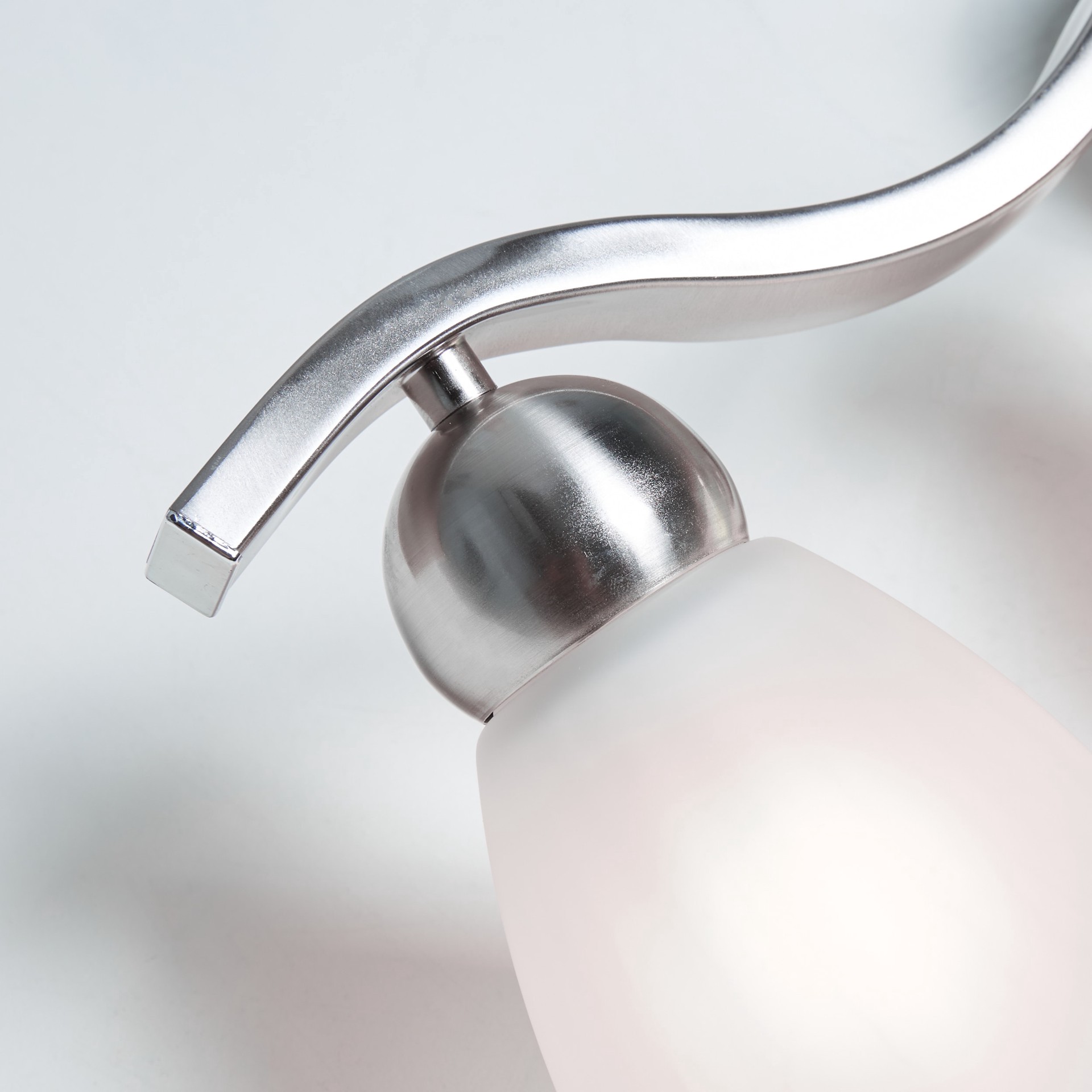 slide 2 of 6, allen + roth Paces 25.7-in 4 -Light Brushed Nickel Modern/contemporary Vanity light, 1 ct