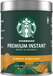 Starbucks Blonde Roast Premium Instant & Microground Coffee 3.17 oz