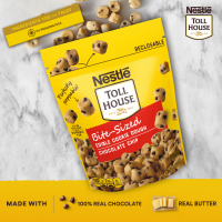 slide 11 of 17, Toll House NESTLE TOLL HOUSE Bite-Sized Chocolate Chip Edible Cookie Dough Pouch, 8 oz