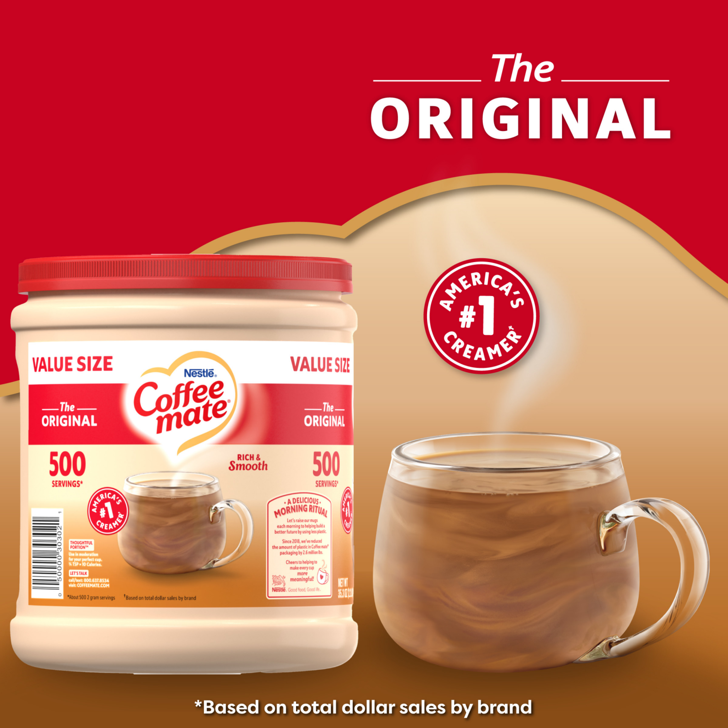 slide 4 of 5, Coffee-Mate Nestle Coffee Mate Original Powdered Coffee Creamer 35.3 oz., 35.30 oz