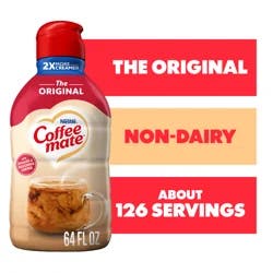 Coffee-Mate Coffee mate Original Flavored Coffee Creamer, Non-Dairy, Gluten-Free, 126 Servings