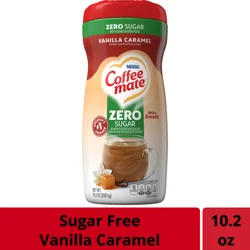 Coffee-Mate Nestle Coffee Mate Zero Sugar Vanilla Caramel Powedered Creamer 10.2 Oz