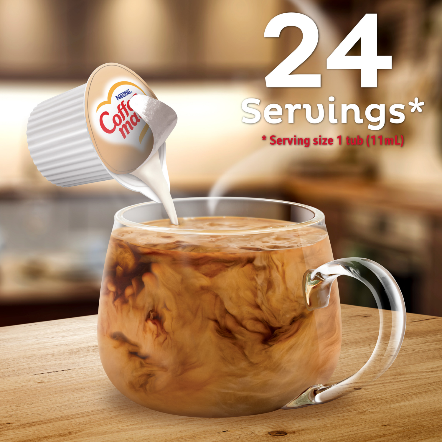 slide 7 of 8, Coffee-Mate Nestle Coffee Mate Original Liquid Coffee Creamer Singles, 24 Count 9 fl oz., 24 ct