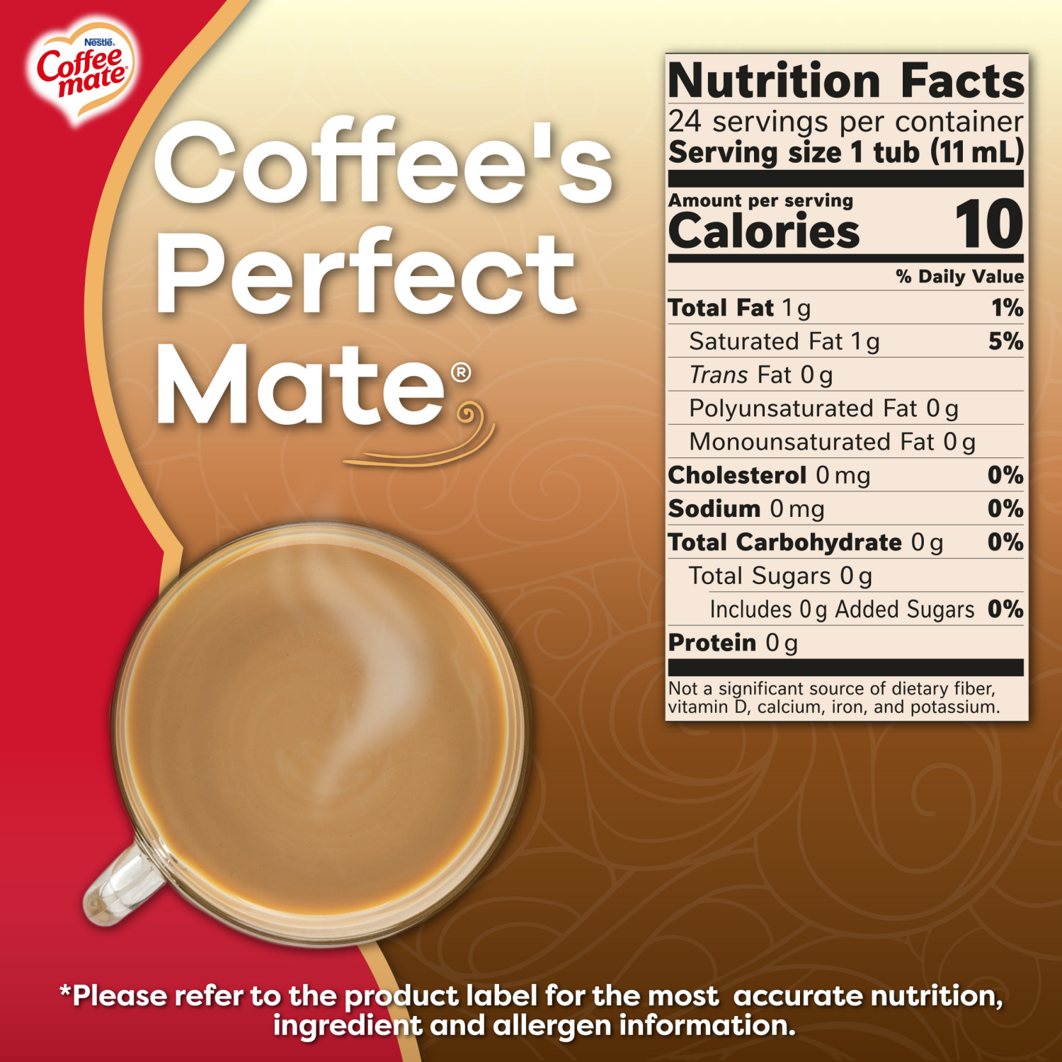 slide 8 of 8, Coffee-Mate Nestle Coffee Mate Original Liquid Coffee Creamer Singles, 24 Count 9 fl oz., 24 ct