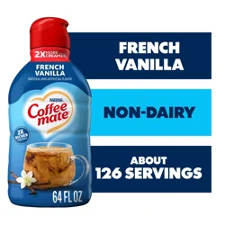 Coffee-Mate Nestle Coffee Mate French Vanilla Liquid Coffee Creamer 64 fl oz.