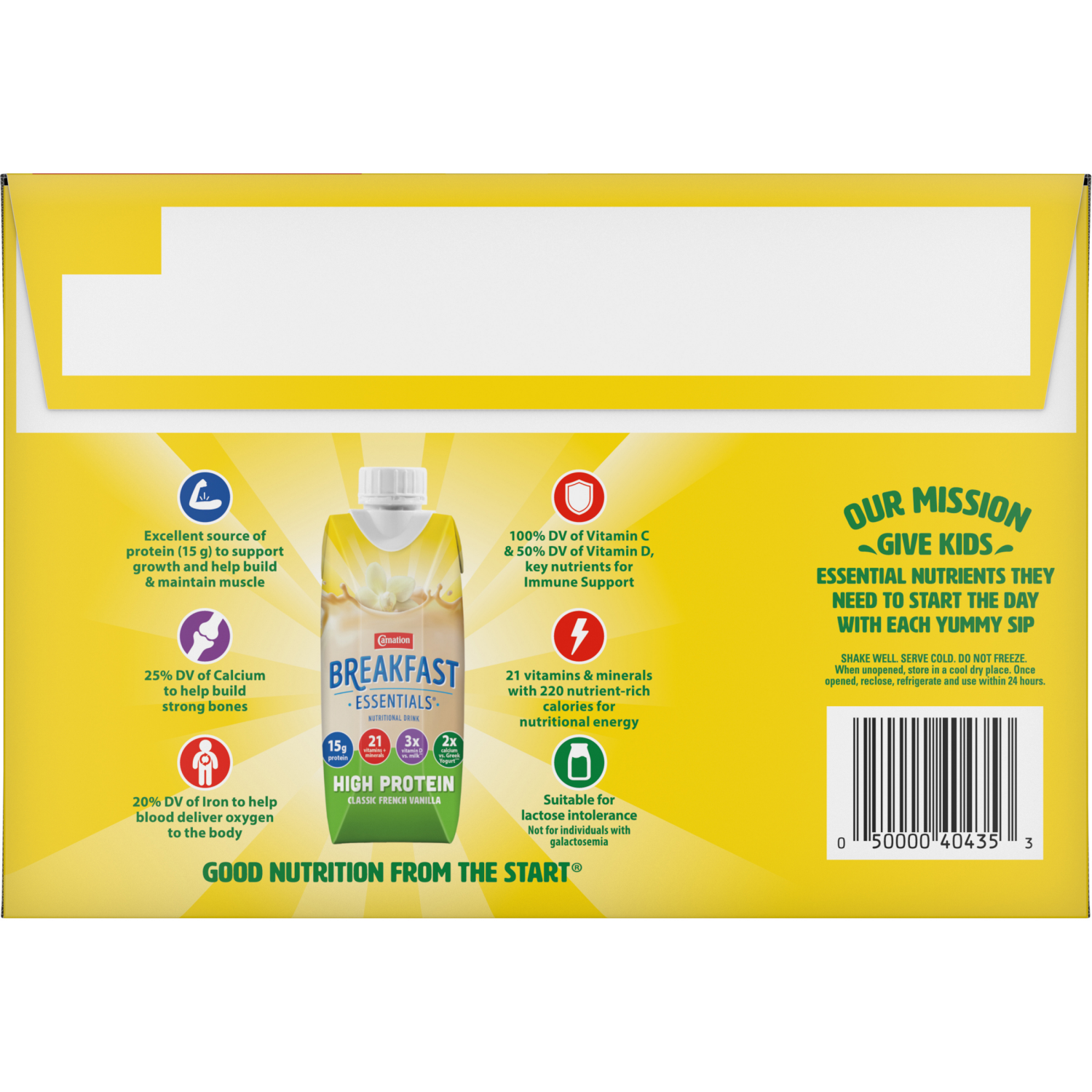 slide 2 of 6, Carnation Breakfast Essentials Classic French Vanilla Nutritional Drink 12 - 8 fl oz Each, 12 ct