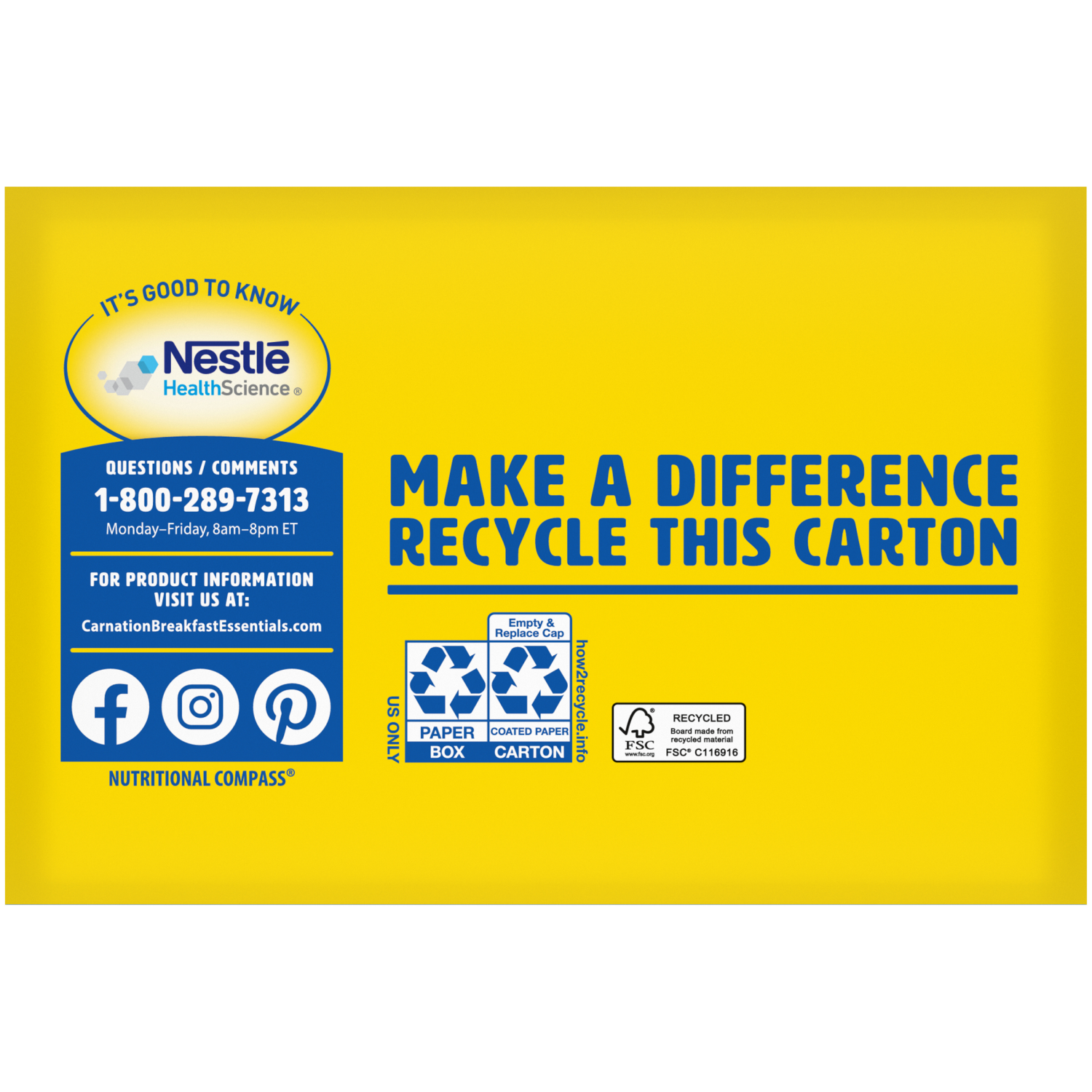 slide 3 of 6, Carnation Breakfast Essentials Creamy Strawberry Nutritional Drink 6 - 8 fl oz Cartons, 1.5 qt