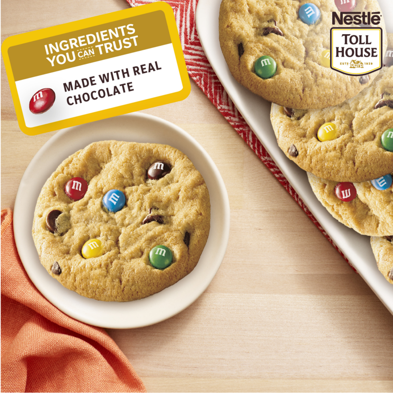 slide 3 of 7, Toll House M&M'S Minis Cookie Dough 14 oz., 14 oz