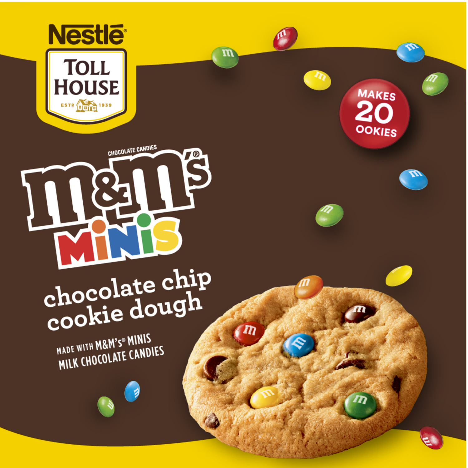 slide 5 of 7, Toll House M&M'S Minis Cookie Dough 14 oz., 14 oz